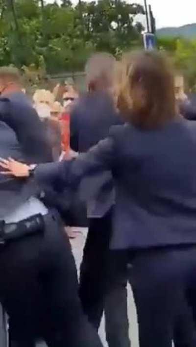 WCGW when President Macron slapped during incident in southeast France