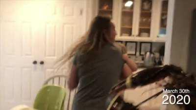 11 years of chasing my wife with a lobster