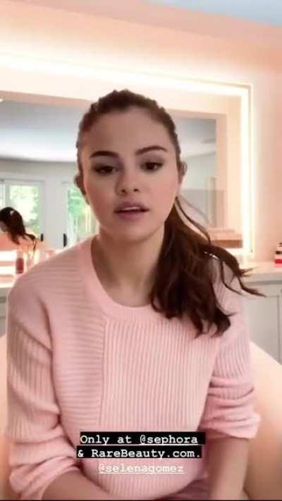 Via rare beauty IG stories