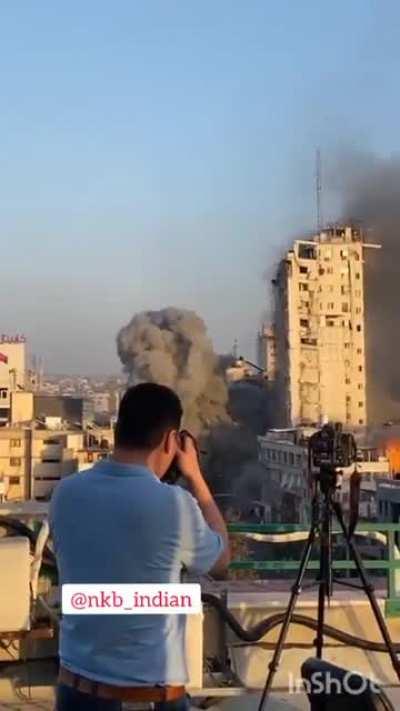 Video of the Gaza Airstrike on the AP Building