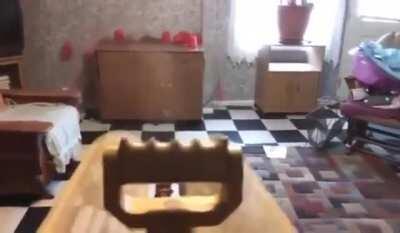 Rubber band mini gun (-100 accuracy +100 damage)