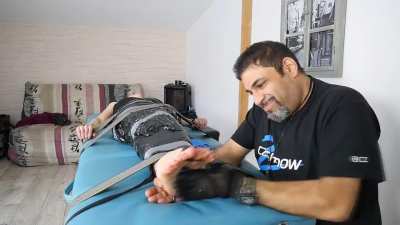 Best of eloane ticklish reactions and laughters mummified