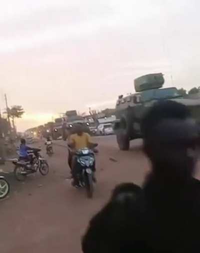 New military equipment of the Malian Armed Forces has been spotted on the streets of Bamako, the capital of Mali. Presumably, these are Chinese protected vehicles VP14.