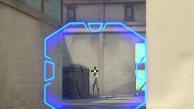 Where'd my shot go here? Unless I'm trippin out, this looks like a direct hit