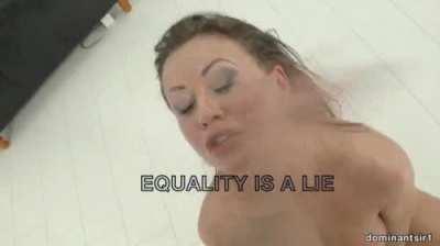 You don’t need equality, you need a firm hand!