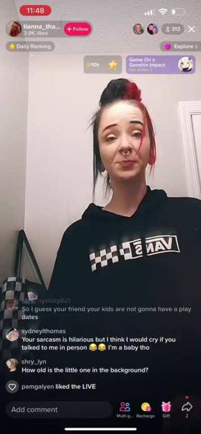 She’s trying to babysit children for extra cash but admits to hating other people’s kids. Phewww