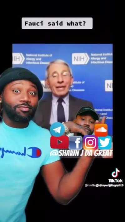 Fauci telling you he poison/s/ed/ing children and makes viruses in you worse on a regular basis. [[[[[As a Devout Fauci Fundamentalist I don't care. Masks, anal swabs, and daily pills are my protocol!]]]]]