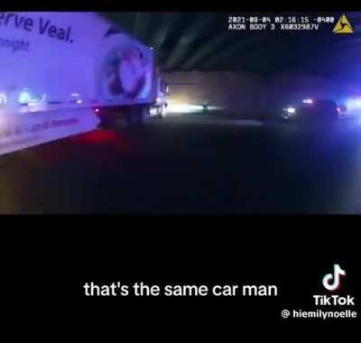 Bodycam footage: Cop pulls over couple on their first date, just minutes before their fatal crash