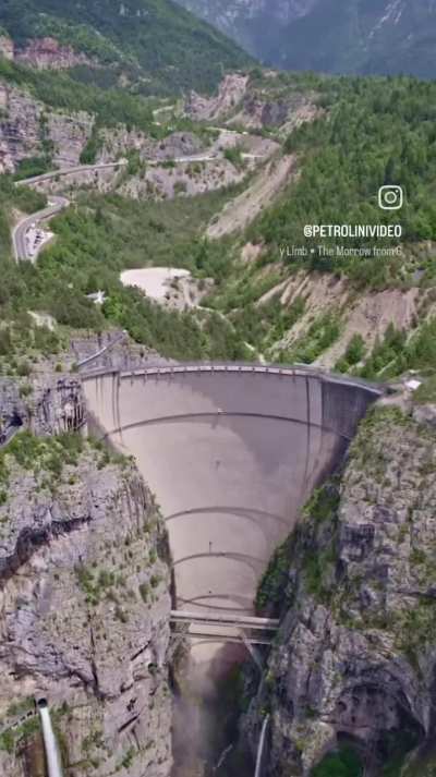 Vajont Dam, on the anniversary of the catastrophe.