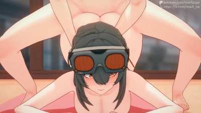 Clapping Grace’s cheeks