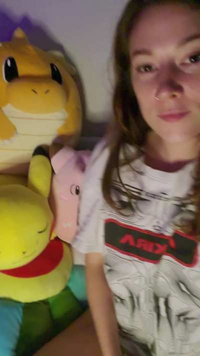 Who's cuter- me or the plushies? [us][selling]