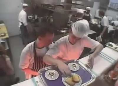 90s Gordon Ramsay flips out