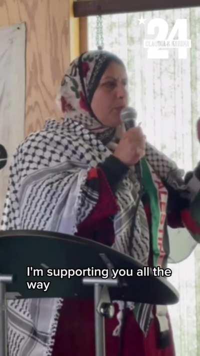 🇵🇸Palestine will be free, from the river to the sea! Jawahir, a leader in the Palestinian movement in Atlanta, voices her support for the Vote Socialist 2024 campaign at a recent event with VP candidate Karina Garcia.