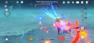 HuTao team 1 cycles Raiden weekly boss