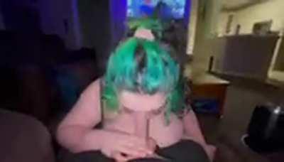 Blowjob and tit fucking all in one (OC)