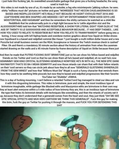 ihavehabe; damn spongechud copypasta 😔