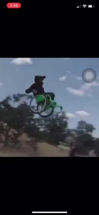 Wheelchair Mega Ramp Jump