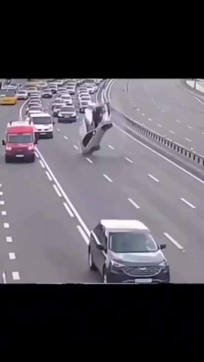 crashed in a fallen wire