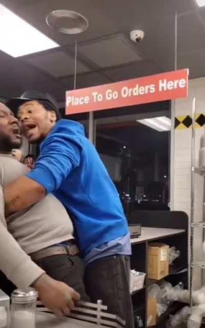 to peacefully end or stop the fight