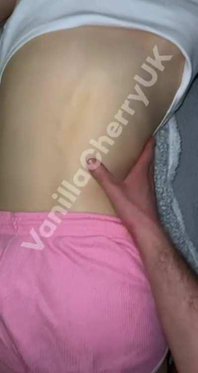 Daddy having to spank his naughty little daughters bum after she questioned why he wanted to watch his friends fuck her