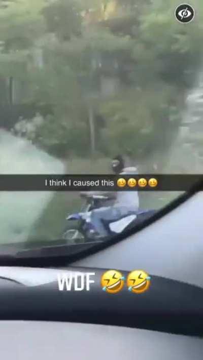 HMFT after I get distracted by a guy in a car