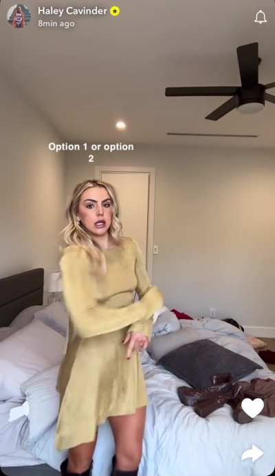 Gold dress does wonders 