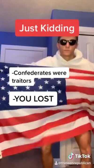 The only time it’s okay to have a confederate flag is never