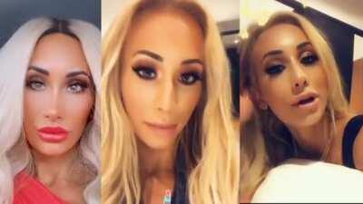 Carmella's lips 🔊Unmute for sound🔊