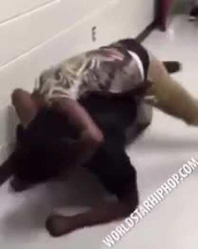 Teacher didn’t even stop the fight 😭😭😭