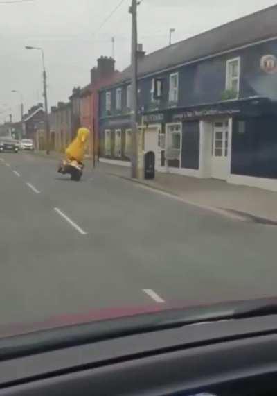 Big Bird being a baller.