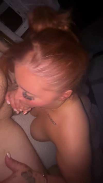 You can tell she loves sucking cock