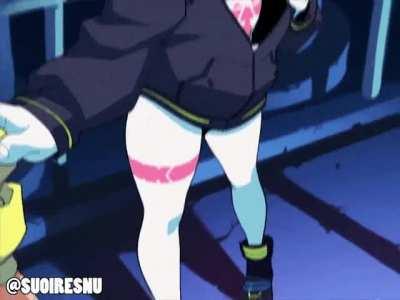 Rebecca and David (souiresnu) [CYBERPUNK EDGERUNNERS]