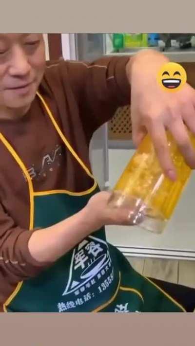 Son buys Dad a beer, Dad shares the beer with Mom