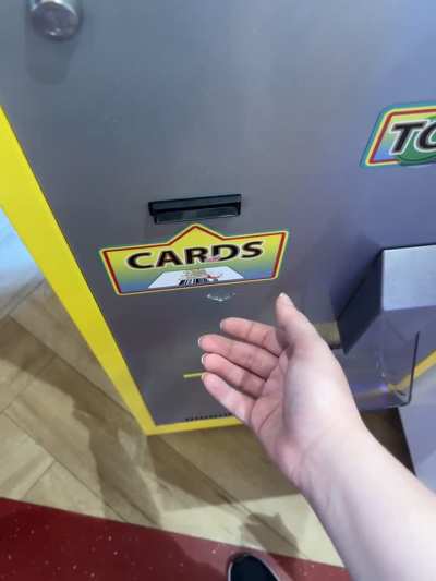 Even arcade card kiosks hate Grandpa Joe