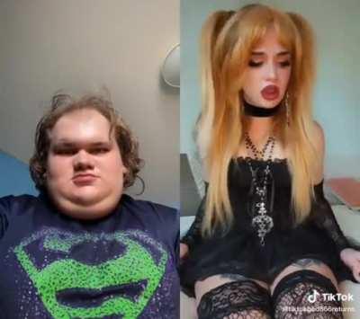 Moderator of TikTokCringetime (Elne), and his attempts of attracting a goth girl