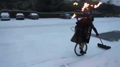 Darth Vader enjoying a holiday