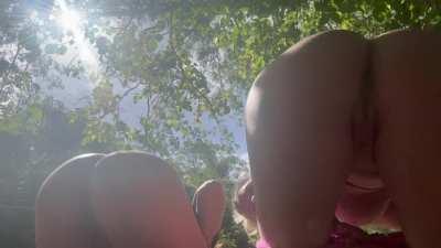 We went into the wild to pee lol