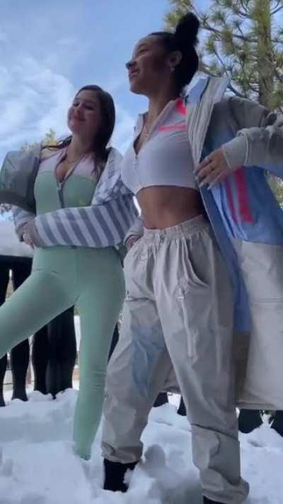 Her nipples are hard