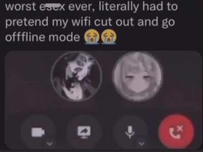 Yoo last night's e-sex session went crazy