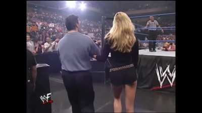 Stacy Keibler WWF Debut (July 14, 2001)