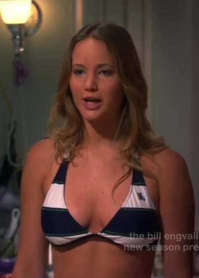 Jennifer Lawrence in a bikini 👙- The Bill Engvall Show