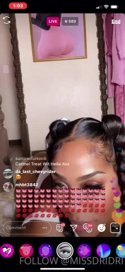 Throwing it back on live