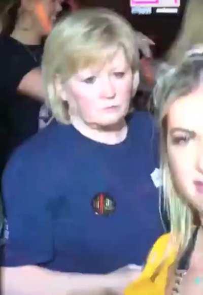 When you don't realize mom is behind you...