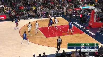 [Highlight] Wizards with the great ball movement leading to the score