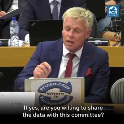 EU MP demands and gets some straight answers from Pfizer.