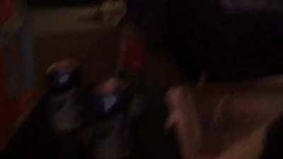 My cock straining in its cage while I watch them fuck