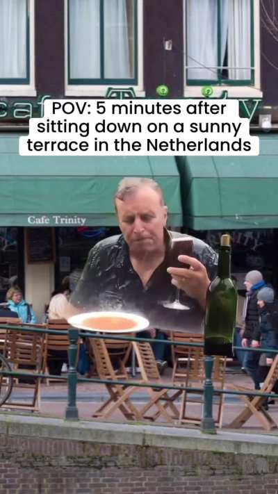 Wanna experience all four seasons within one hour? Come to Netherlands!!!