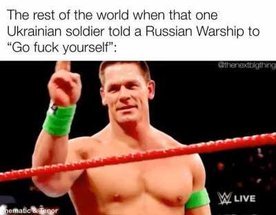 Every Ukrainian on Snake Island that day was an absolute legend