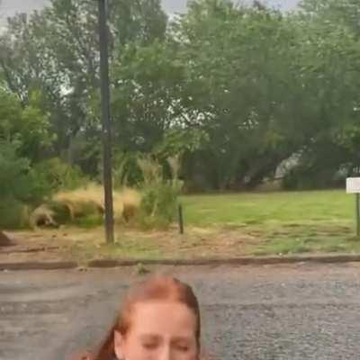 Madelaine Petsch Dancing in the rain