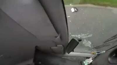 The Calmest Man On The Planet Records His Own Car Crash